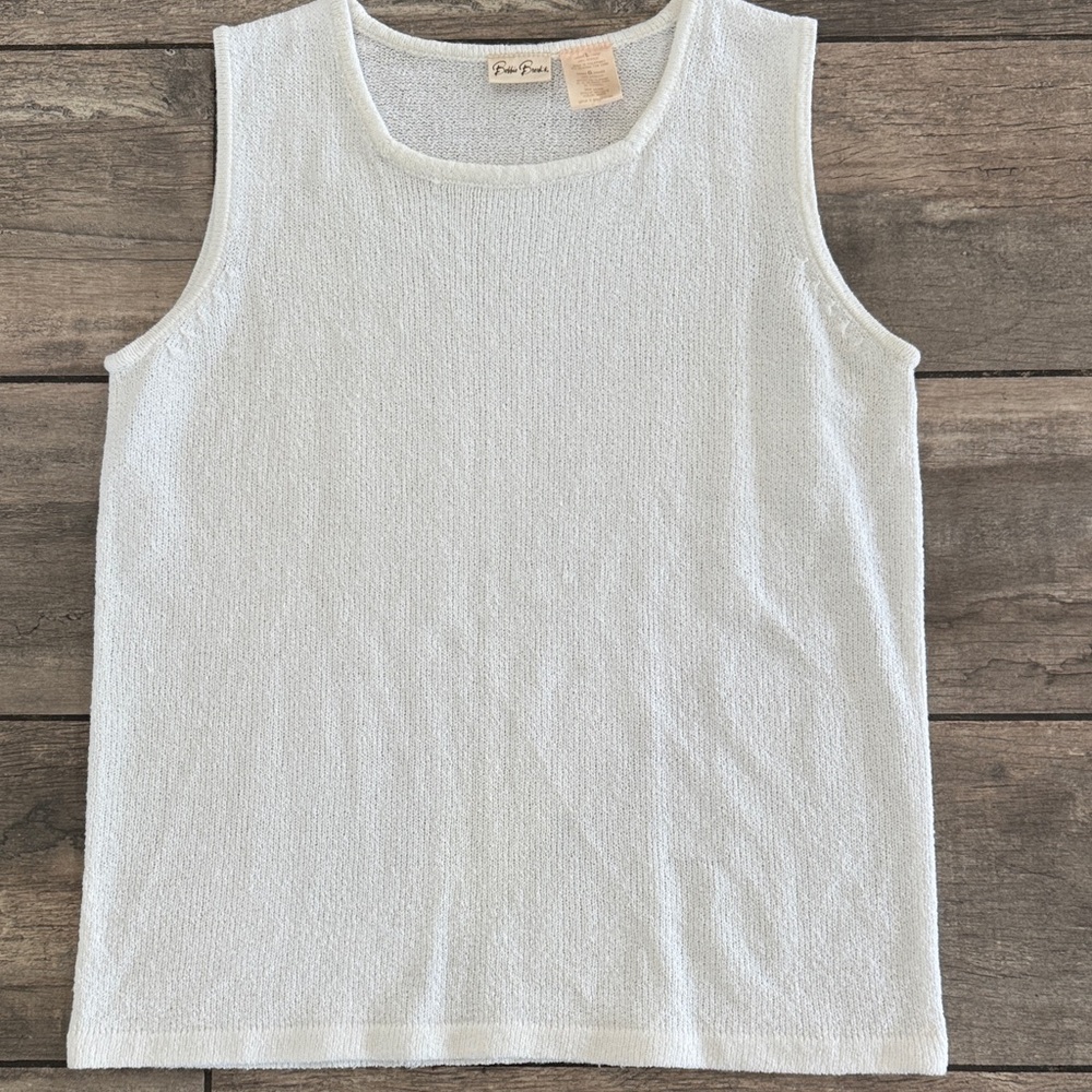 Bobbie Brooks White Knit Top
